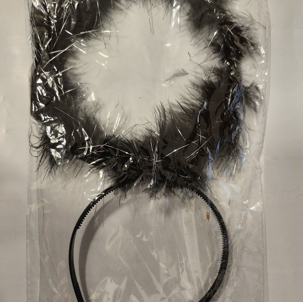 Angel Halo Headband Black Ages 4+ NEW